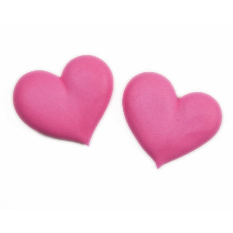 Hearts Large Pink 72 per box - Sugar Dec