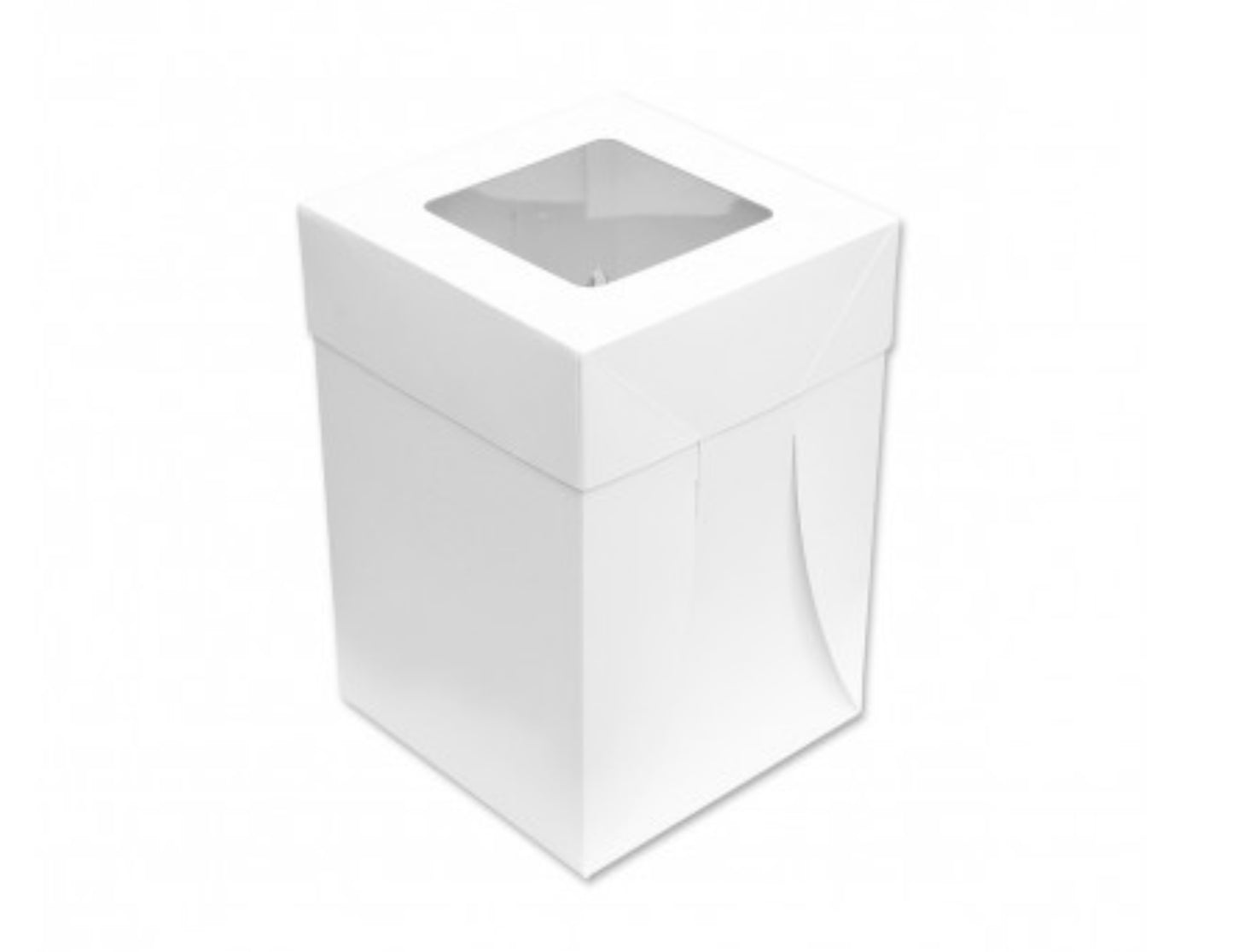 8x8x12 Window Cake Box (Top Window)