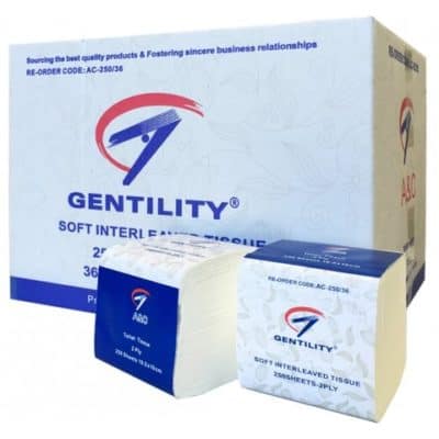 Toilet Paper - Interfold 250/Pack - 36pkts/carton