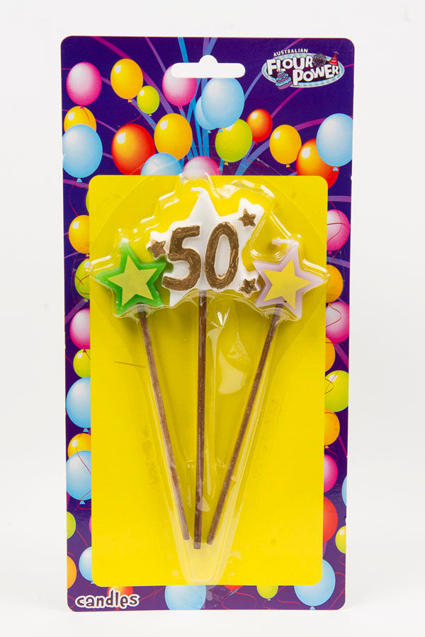 #50 Star Pick Candle (Single Packet)