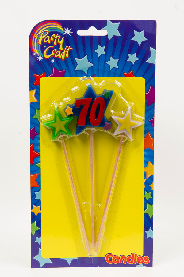 #70 Star Pick Candle (Single Packet)