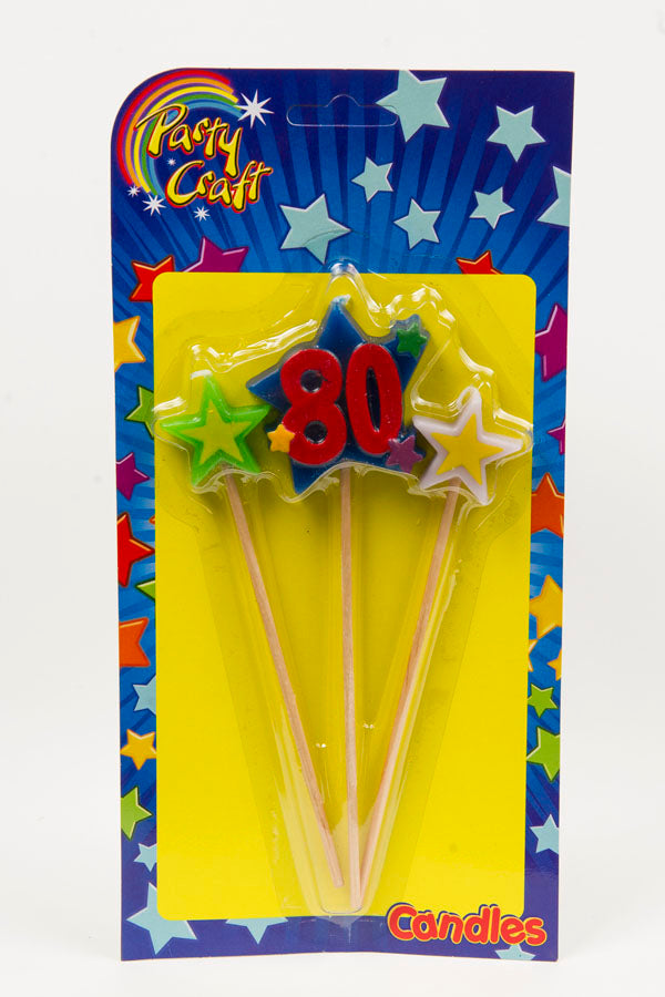 #80 Star Pick Candle (Single Packet)