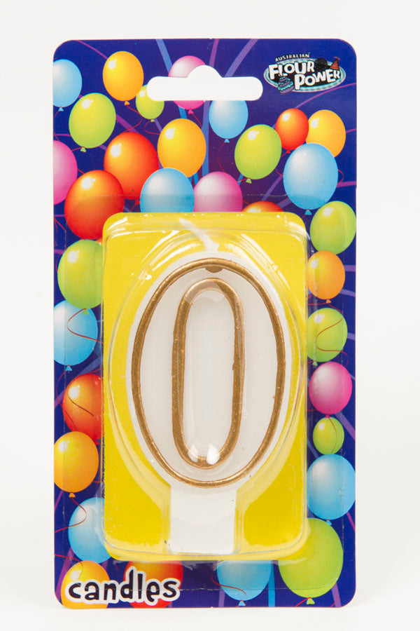 #0 Gold Candle (Box of 6pcs)