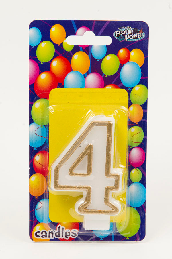 #4 Gold Candle (Box of 6pcs)