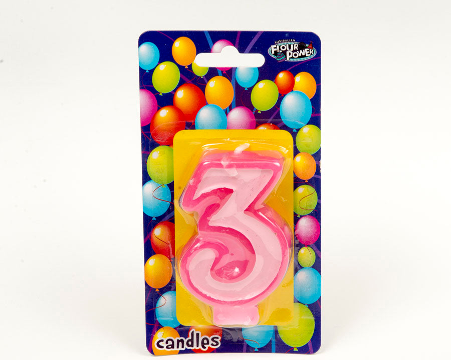 #3 Pink Candle (Box of 6pkts)