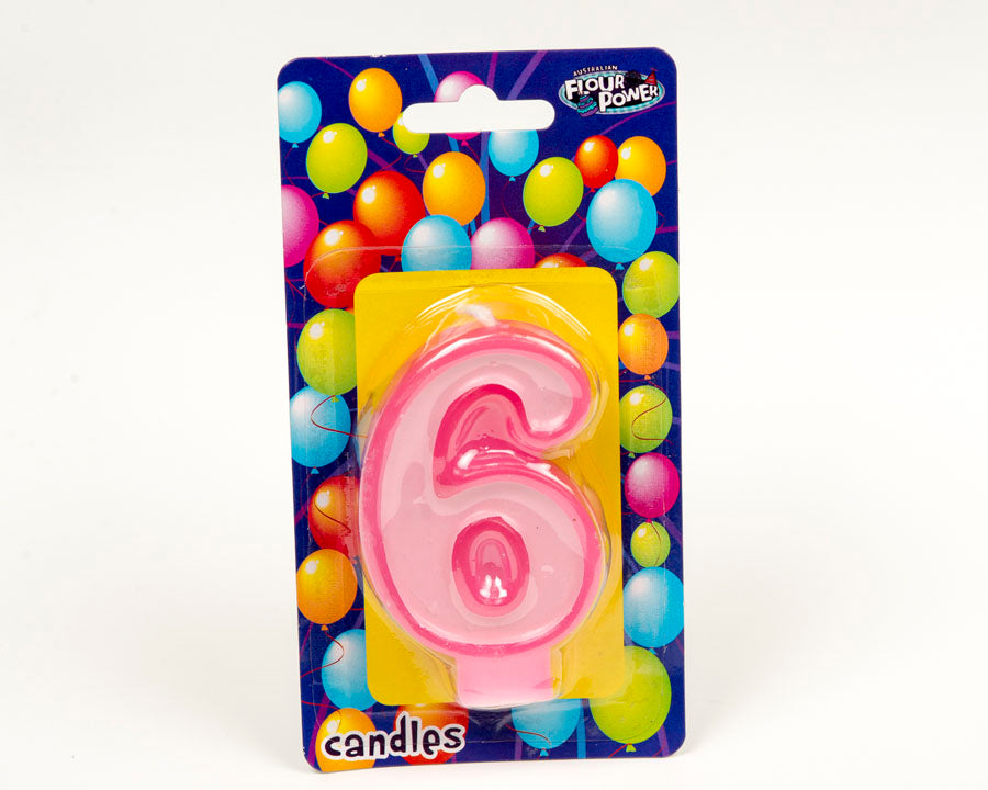 #6 Pink Candle (Box of 6pkts)