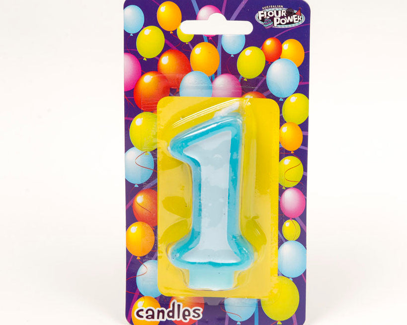 #1 Blue Candle (Box of 6pkts)