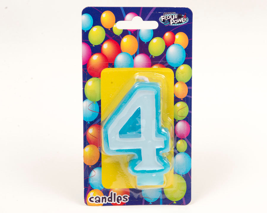 #4 Blue Candle (Box of 6pkts)
