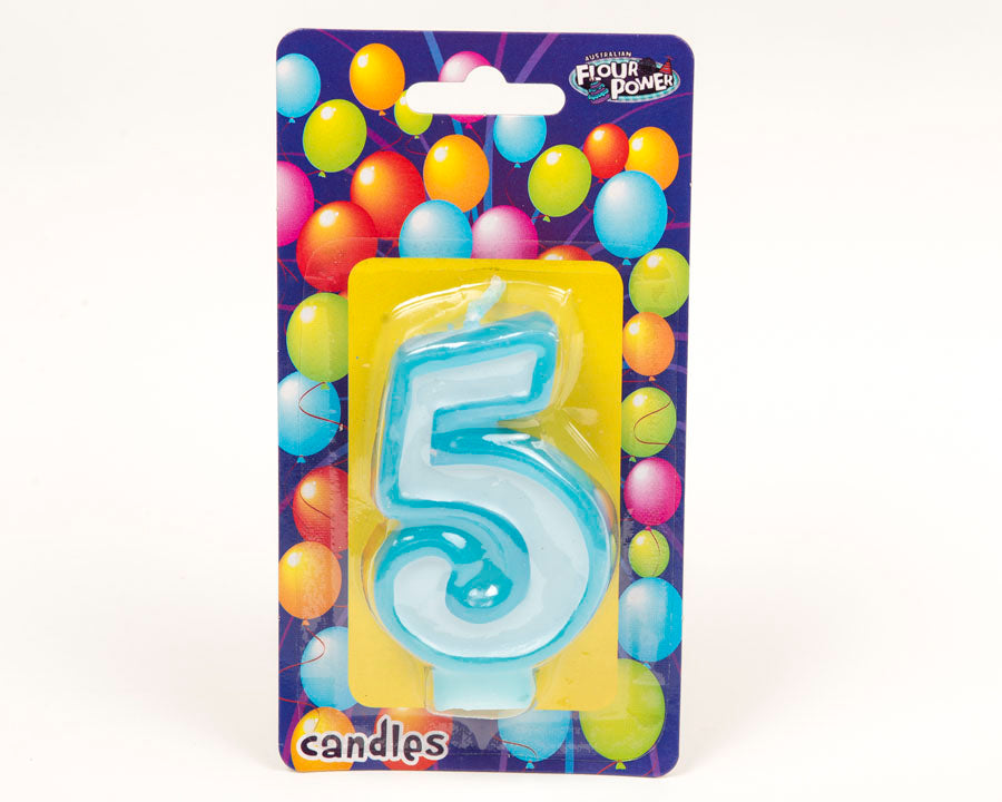 #5 Blue Candle (Box of 6pkts)