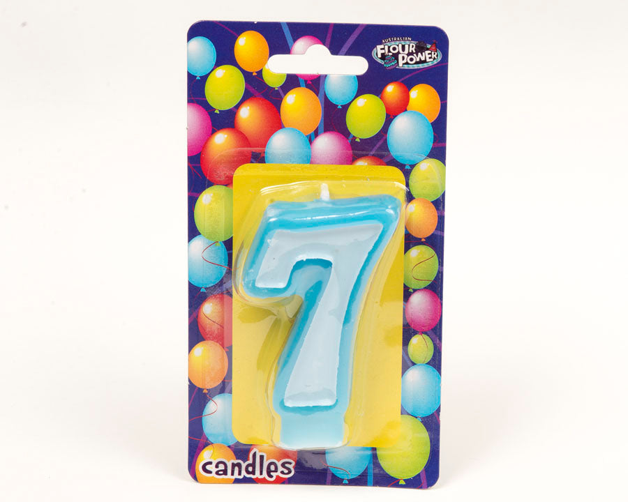 #7 Blue Candle (Box of 6pkts)