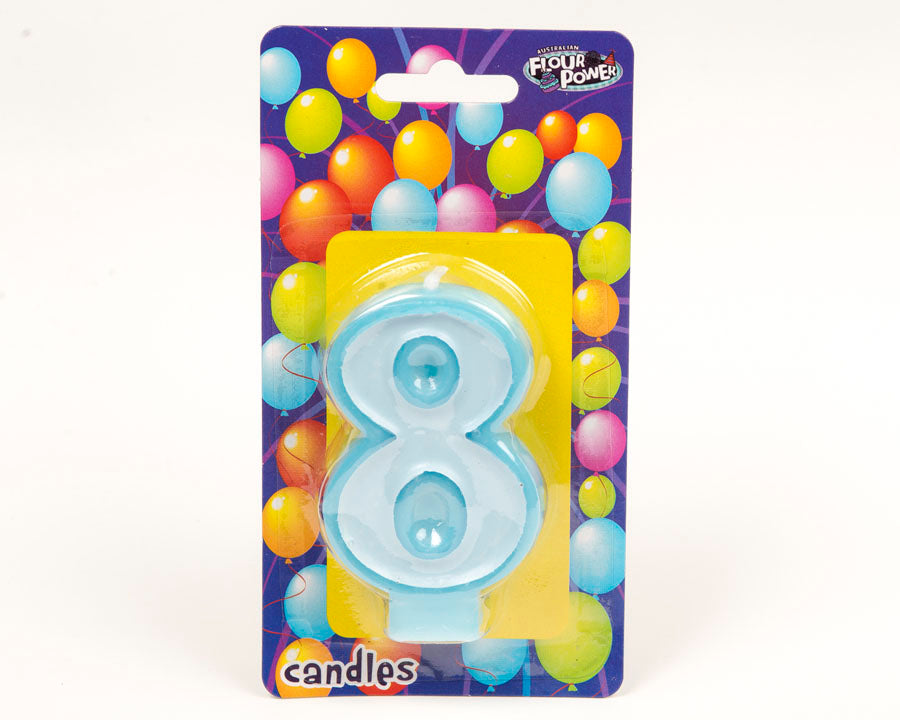 #8 Blue Candle (Box of 6pkts)