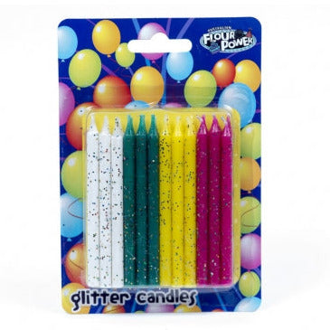 Glitter Candle - Multi (Single Packet)