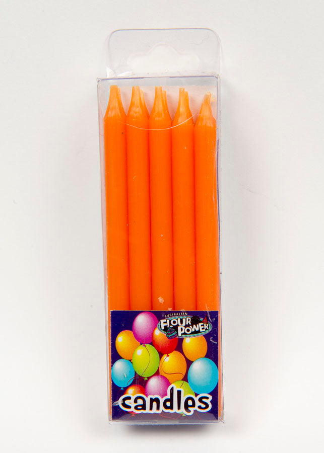 Plain Candle - Orange (Single Packet)