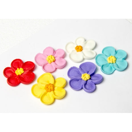 Drop Flower Bright Large Assorted 128 per box - Sugar Dec