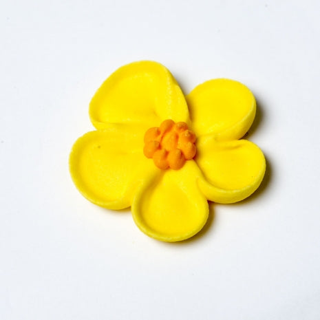 Drop Flower Bright Large Lemon 128 per box - Sugar Dec