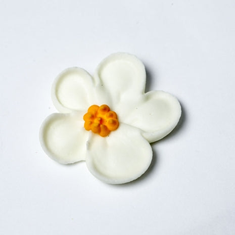 Drop Flower Bright Large White 128 per box - Sugar Dec