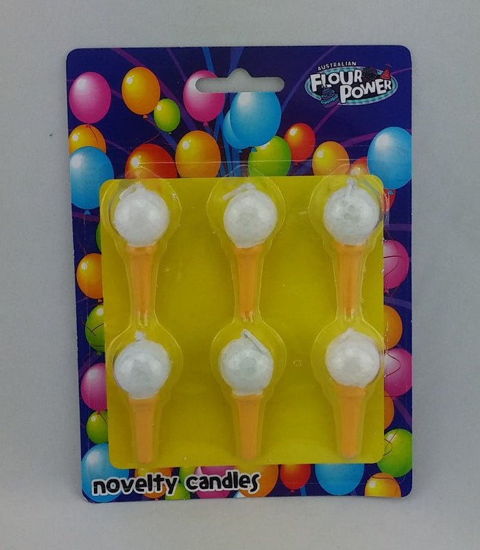 Golf Ball Candle (Box of 6 Packets)