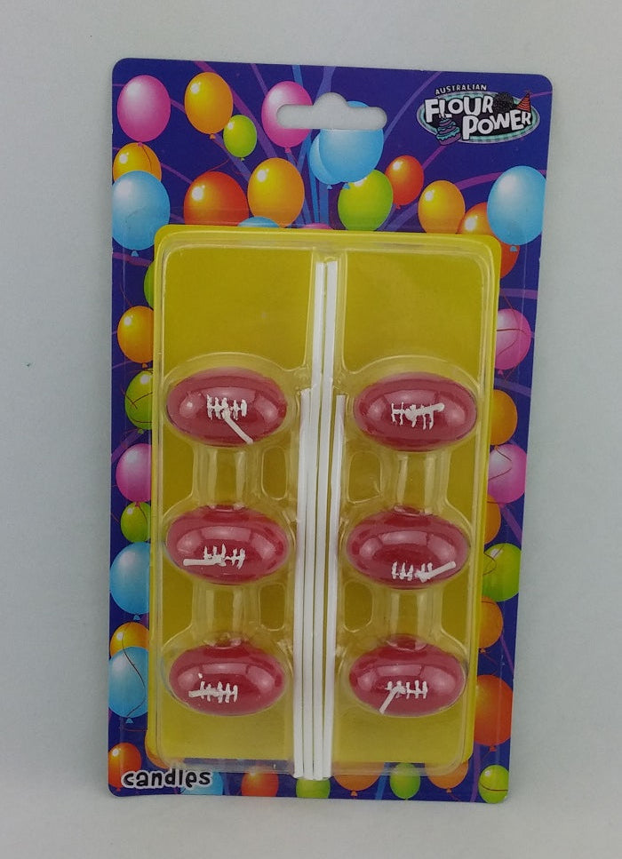 Football Candle (Box of 6 Packets)