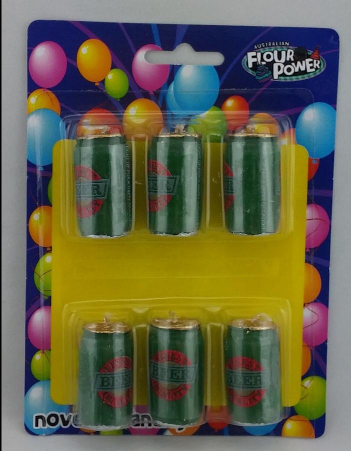 Beer Can Candle (Box of 6 Packets)
