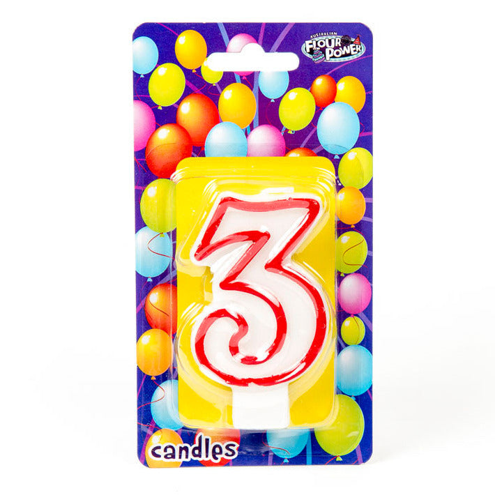 #3 Red Candle (Box of 6pkts)