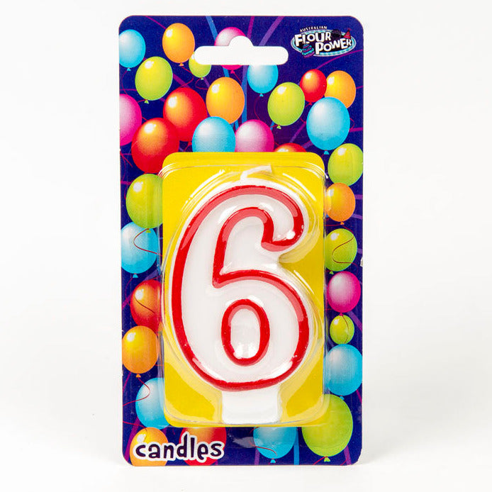 #6 Red Candle (Box of 6pkts)