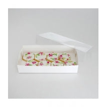 Biscuit Box (Clear Lid) 9.5x4.5x1.5 (Loyal)