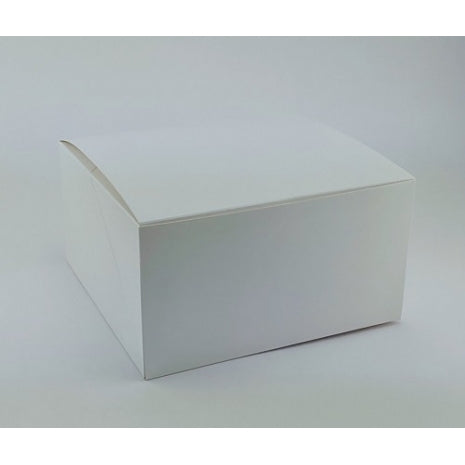 8" Collapsible/Pop-Up Cake Box Milk Board (Pack of 50 Units)