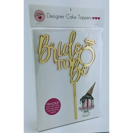 Bride To Be Gold Mirror