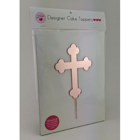 Cross Rose Gold Mirror