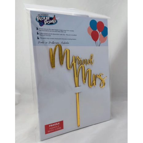 Mr & Mrs Gold Mirror