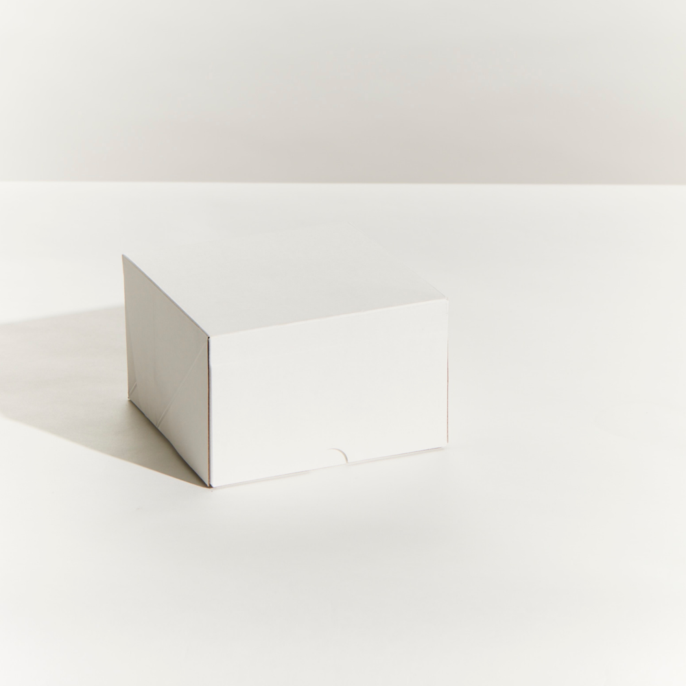 Easy Fold Corrugated Cake Box 6x6x4 (100)