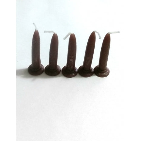 Bullet Candle - Brown (144pcs)