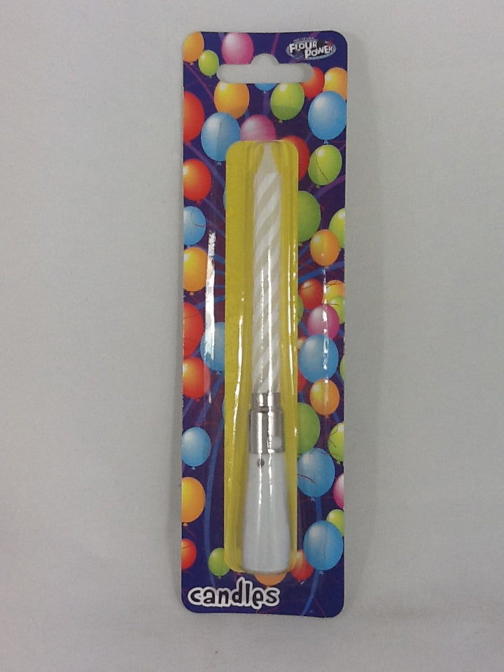 Musical Candle - White (Single Packet)