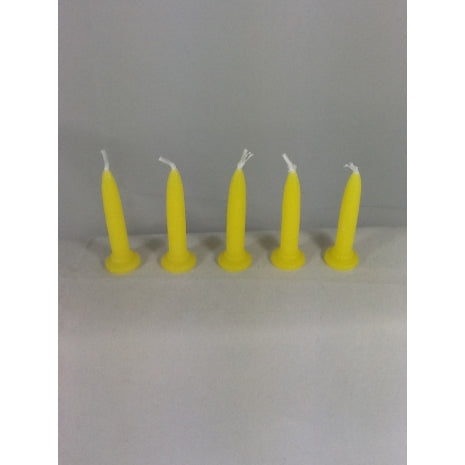 Bullet Candle - Yellow (144pcs)
