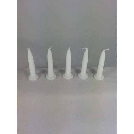 Bullet Candle - White (144pcs)