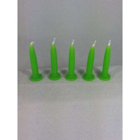 Bullet Candle - Lime Green (144pcs)