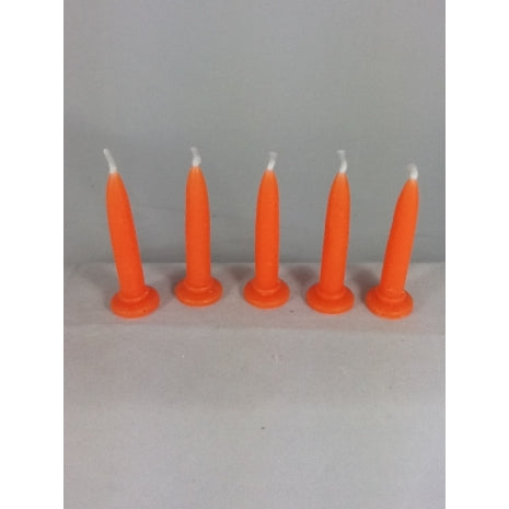 Bullet Candle - Orange (144pcs)