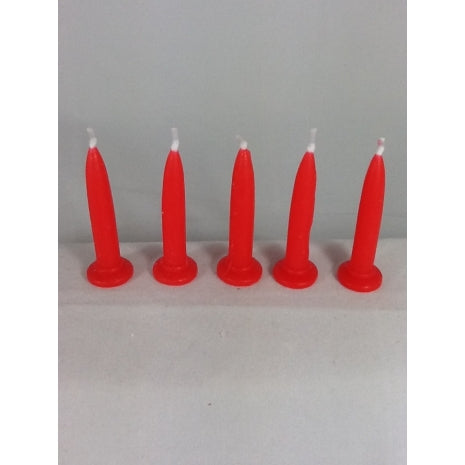 Bullet Candle - Red (144pcs)