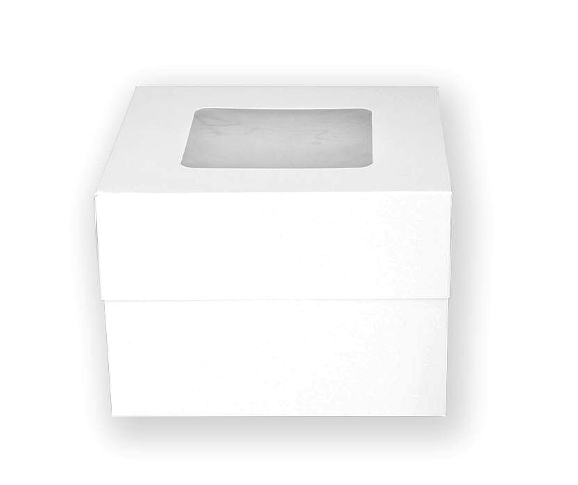 6x6x6 Window Cake Box (Top Window)