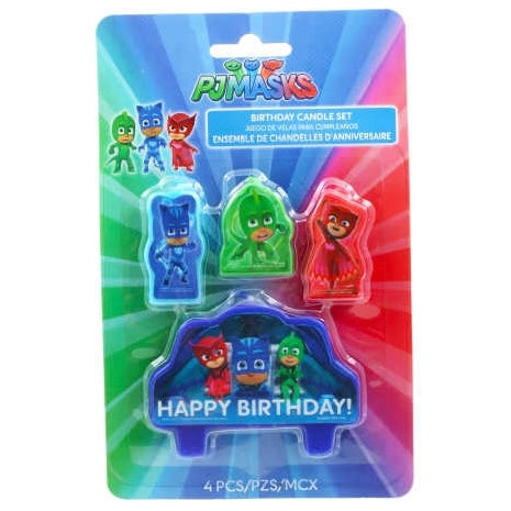 PJ Mask 4 Piece Candle Set