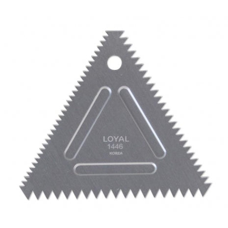 Comb Scraper Triangle Aluminium  Loyal