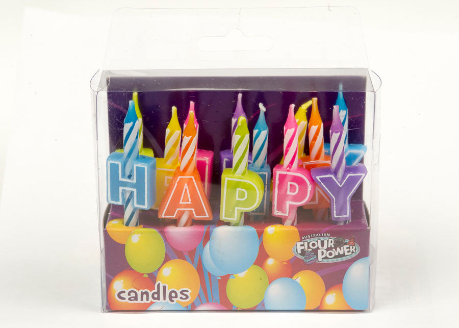 Happy Birthday Pick Candle 6201 (Box of 6 Packets)