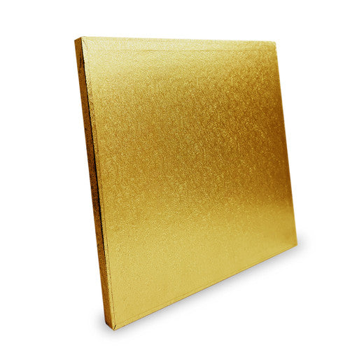 6" Gold Square Masonite Board 5mm (Single)