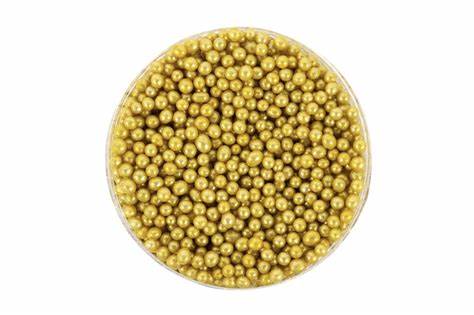 Cachous 2mm Gold 1kg