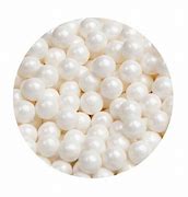 Cachous 6mm Pearl White 1kg