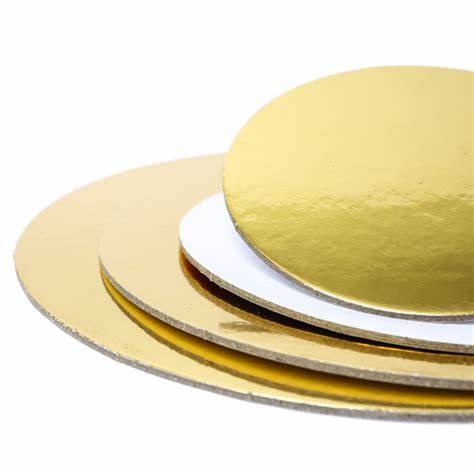 3.5" D/STD Gold Round Cardboards (Pack of 25)