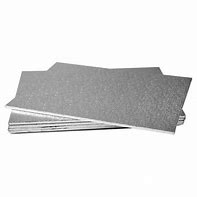 11"x13" Silver Rectangular Masonite Boards 5mm (Pack of 10 Boards)