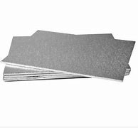 14"x16" Silver Rectangular Masonite Boards 5mm (Pack of 10 Boards)