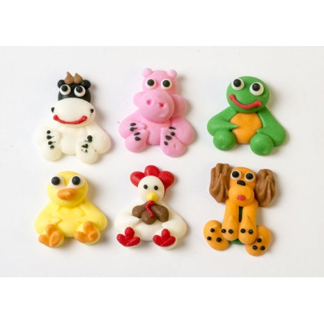 Mini Farm Animals Assorted 180 per box - Sugar Dec