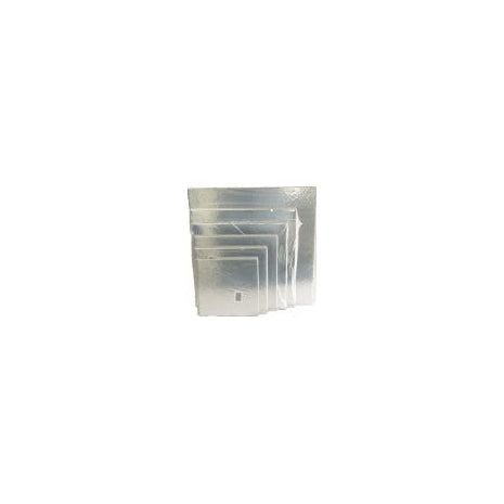 9" STD Silver Square Cardboard (2.5mm) (Pack of 50)